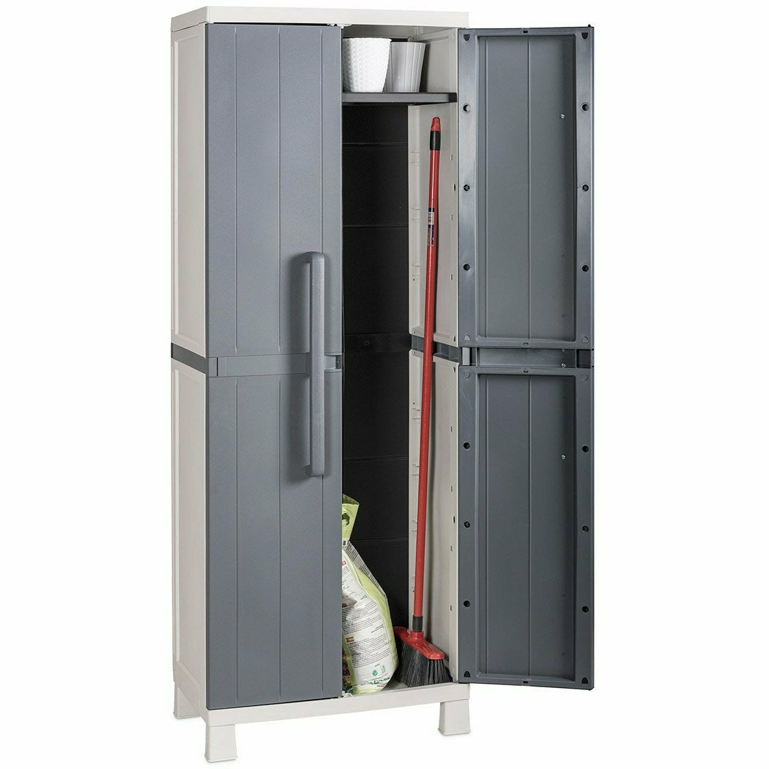 TOOMAX - Armadio Portascope Anniversary Midi 2 ante
con 1 vano porta-attrezzi e 2 ripiani posizionabili - h173x65x37 cm